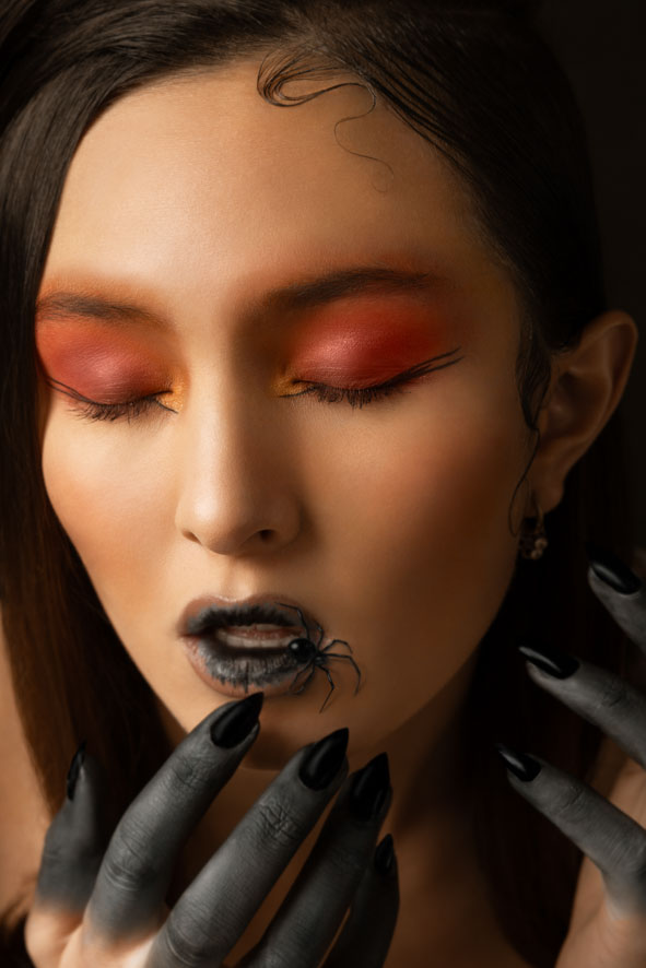 Julia model during fine art portrait session